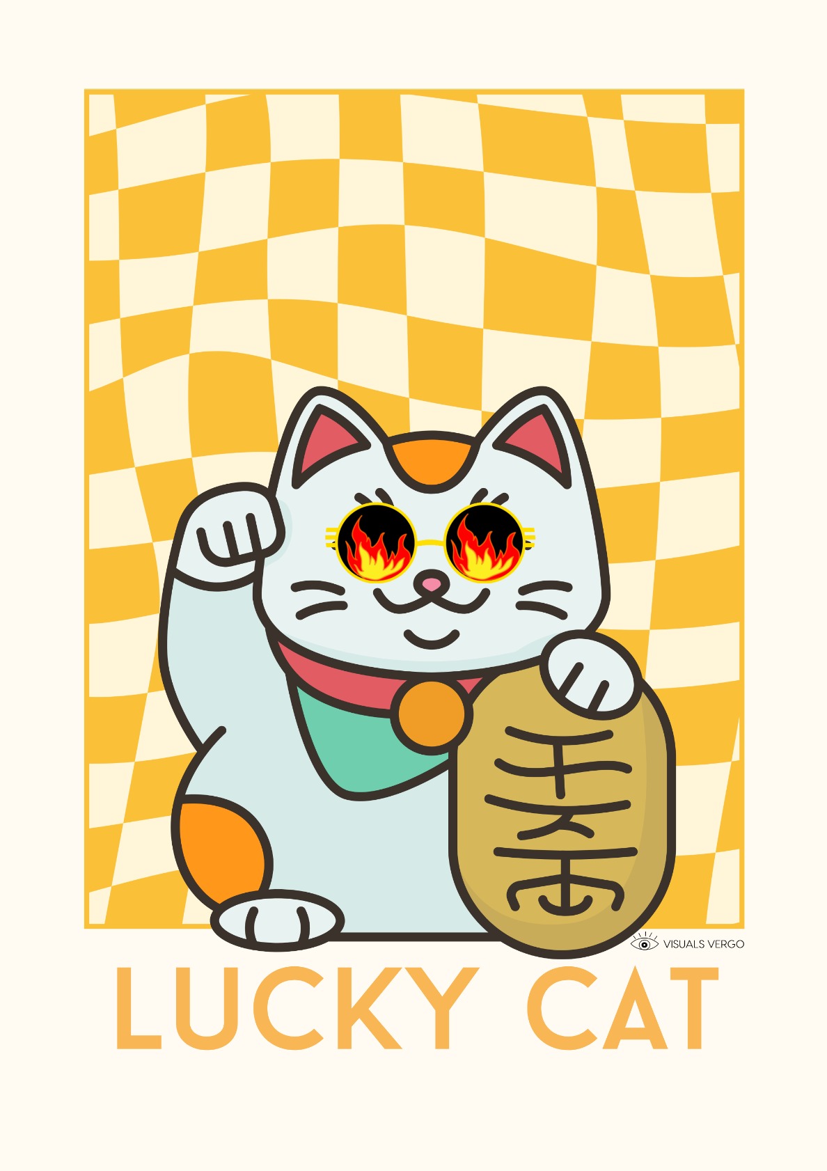 Lucky Cat Yellow