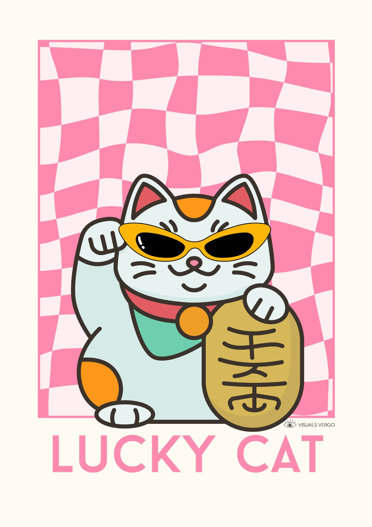 Lucky Cat Pink
