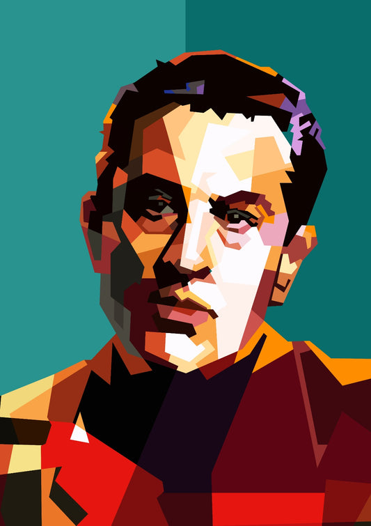 Robert De Niro The Godfather Pop Art WPAP
