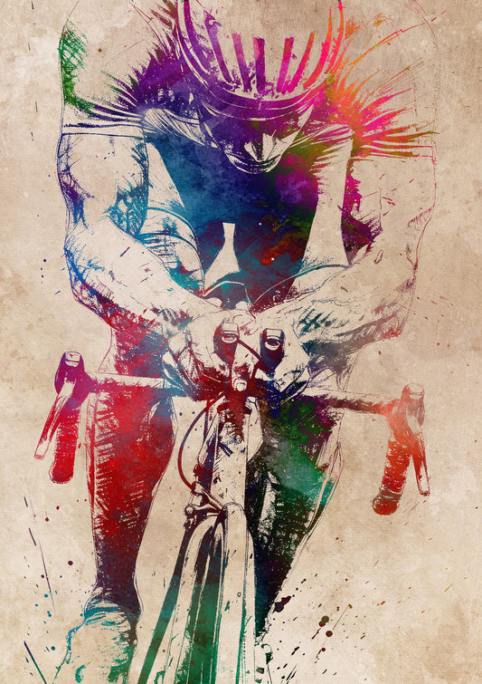 Cycling sport art 8