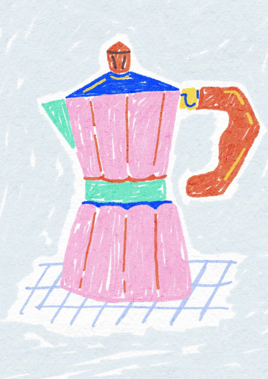 Moka Pot (Grey Pink)
