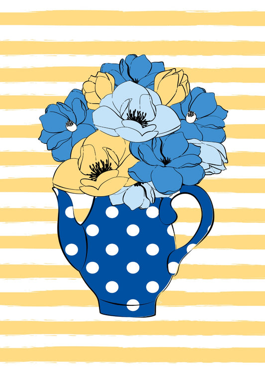 Blue Tea Pot