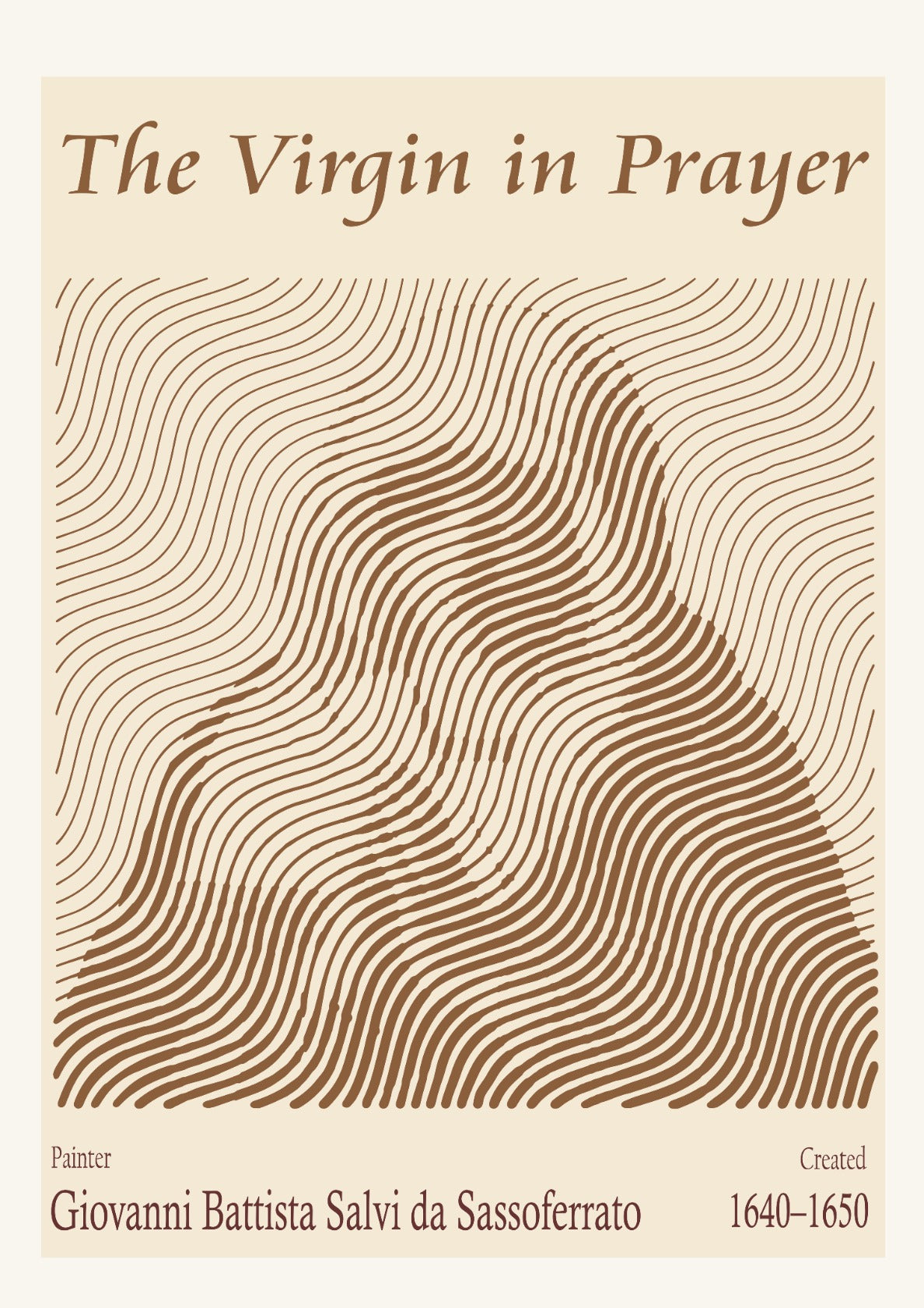 The Virgin in Prayer – Giovanni Battista Salvi da Sassoferrato (c 1640–1650)