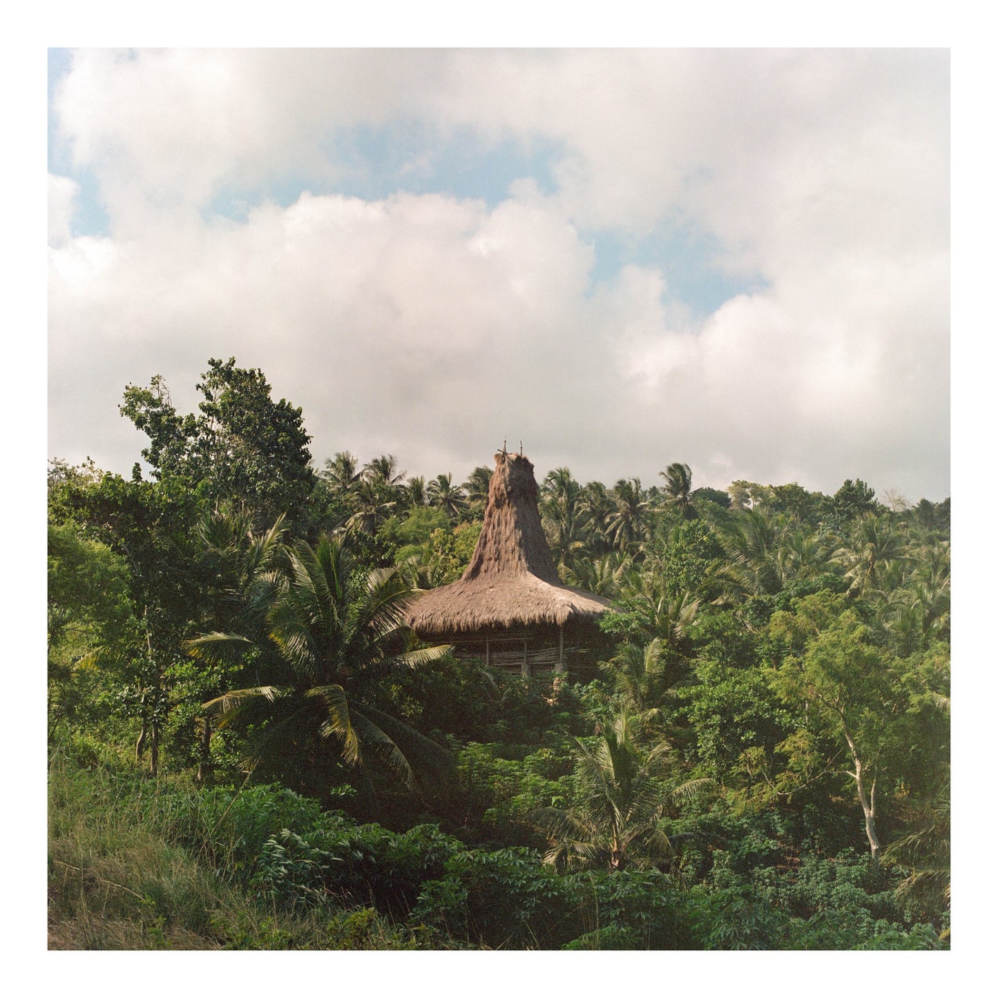 Traditional house Sumba, Indonesia.