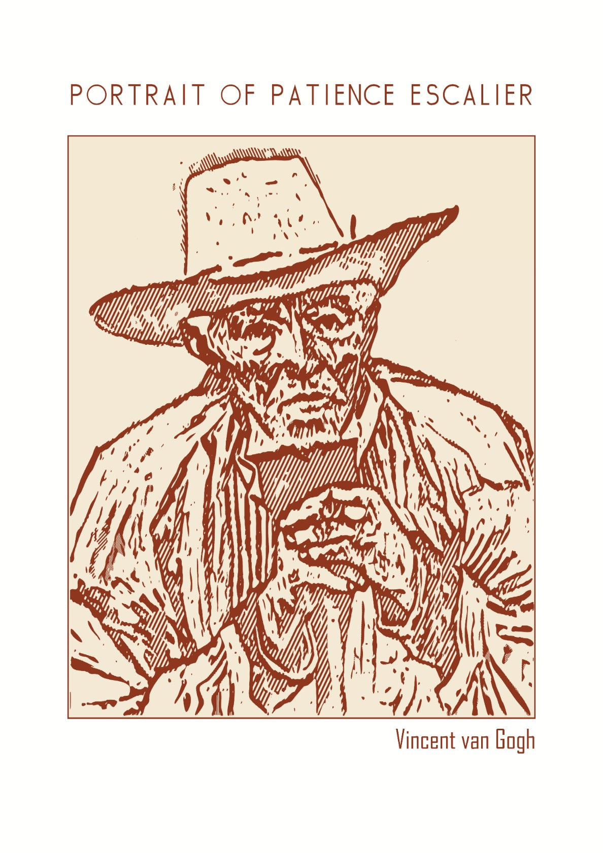 Portrait of Patience Escalier - Vincent van Gogh