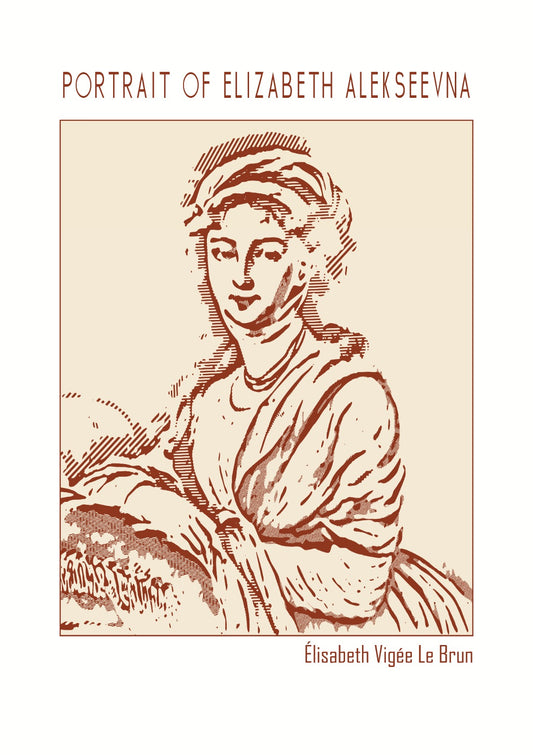 Portrait of Elizabeth Alekseevna (Wife Emperor Alexander I) – Élisabeth Vigée Le Brun