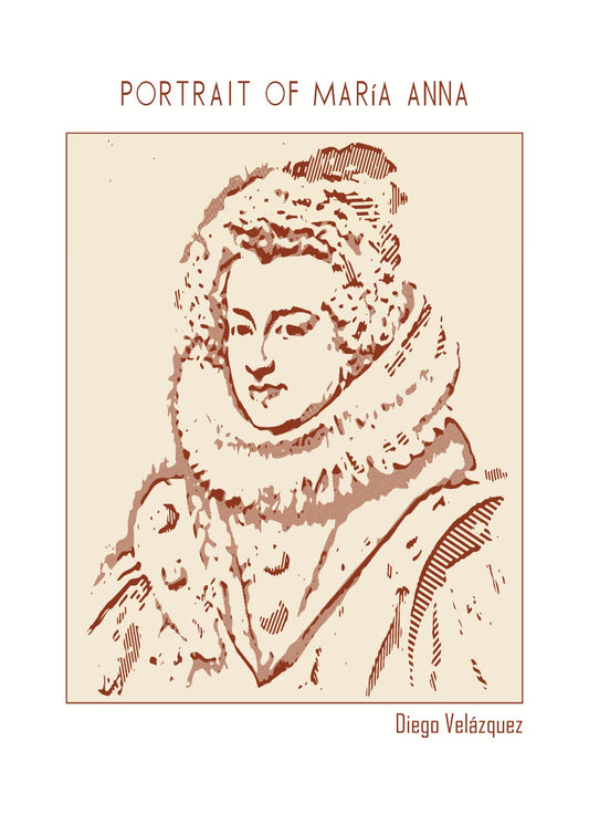 Portrait of María Anna – Diego Velázquez