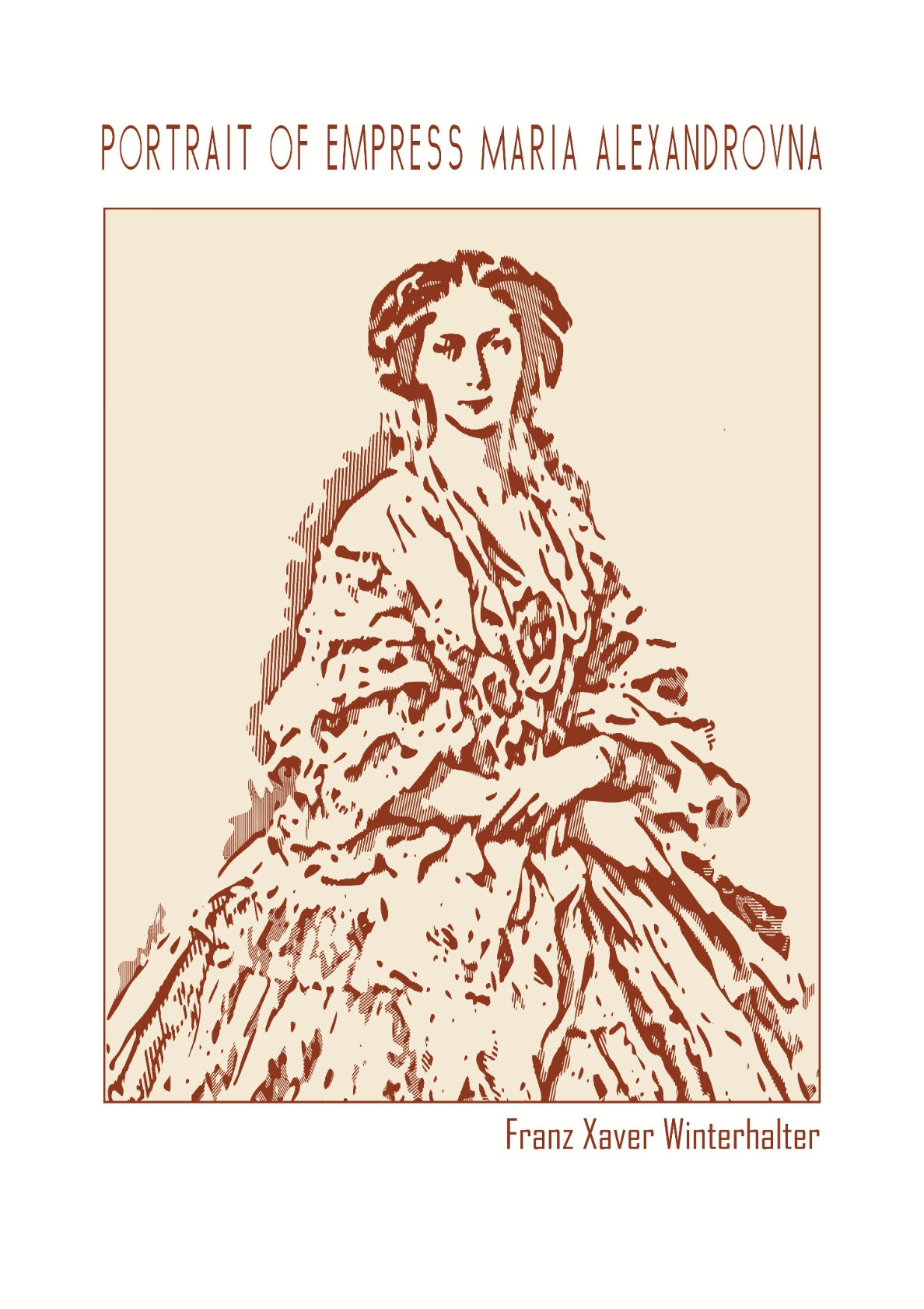 Portrait of Empress Maria Alexandrovna – Franz Xaver Winterhalter