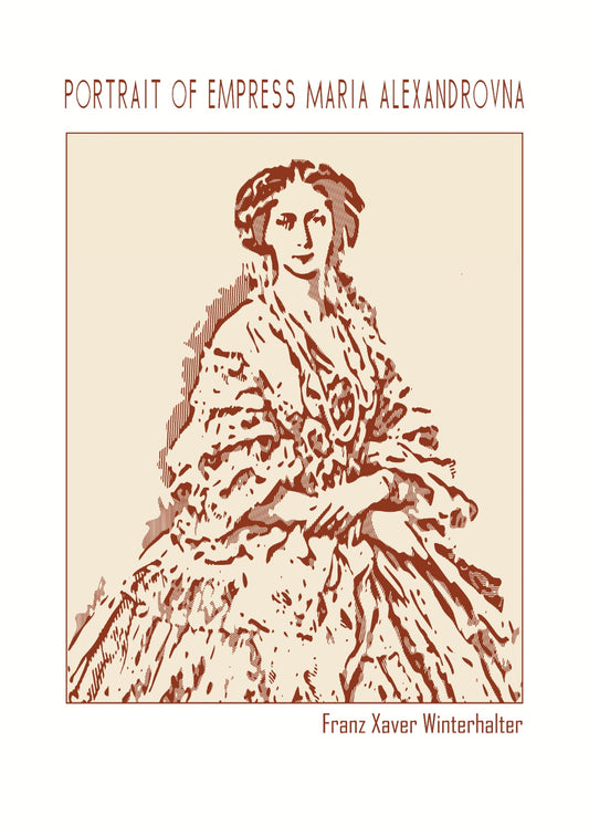 Portrait of Empress Maria Alexandrovna – Franz Xaver Winterhalter