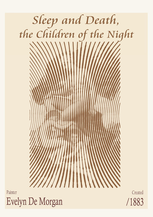 Sleep and Death, the Children of the Night  – Evelyn De Morgan (1883)