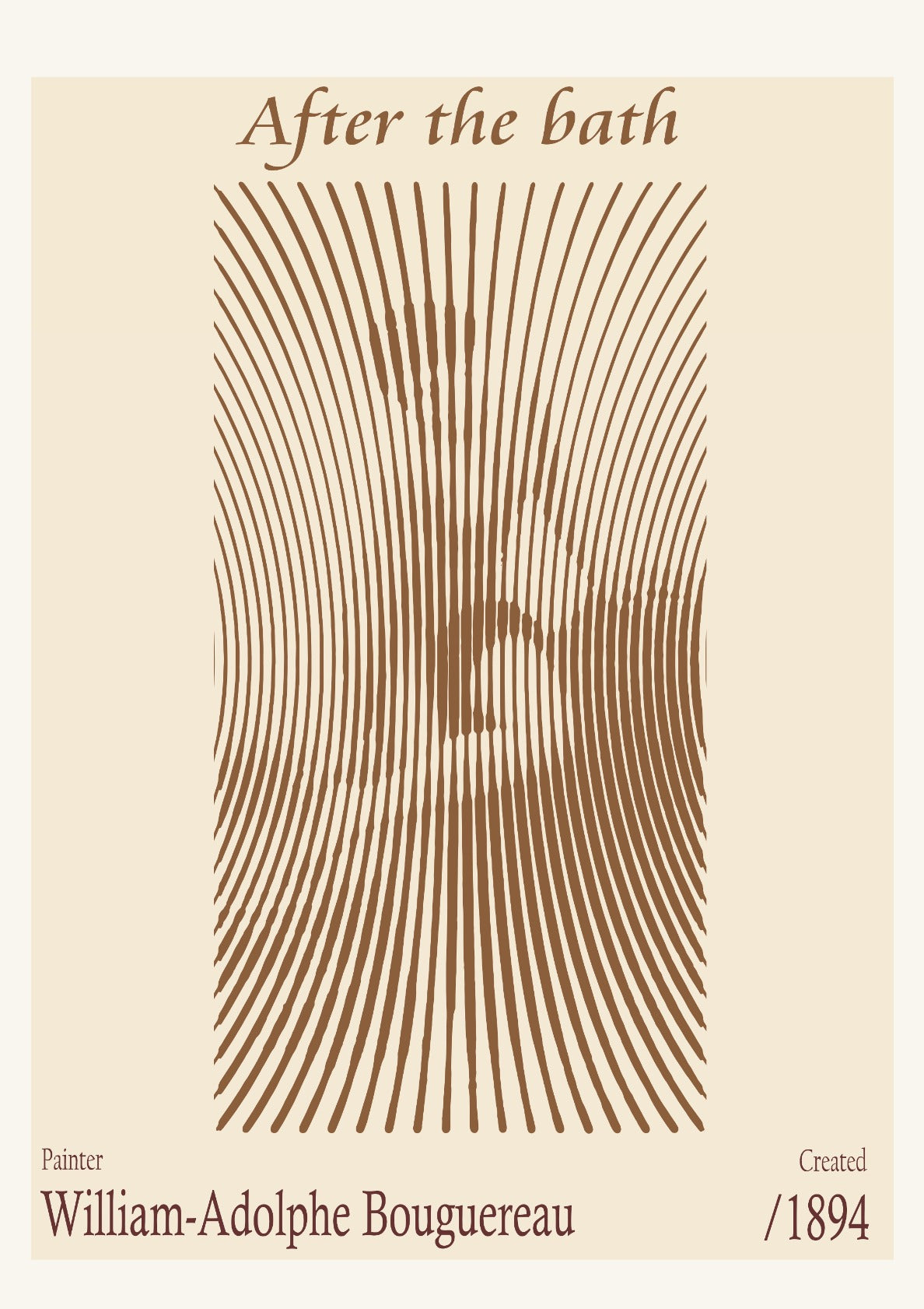 After the bath – William-Adolphe Bouguereau (1875)