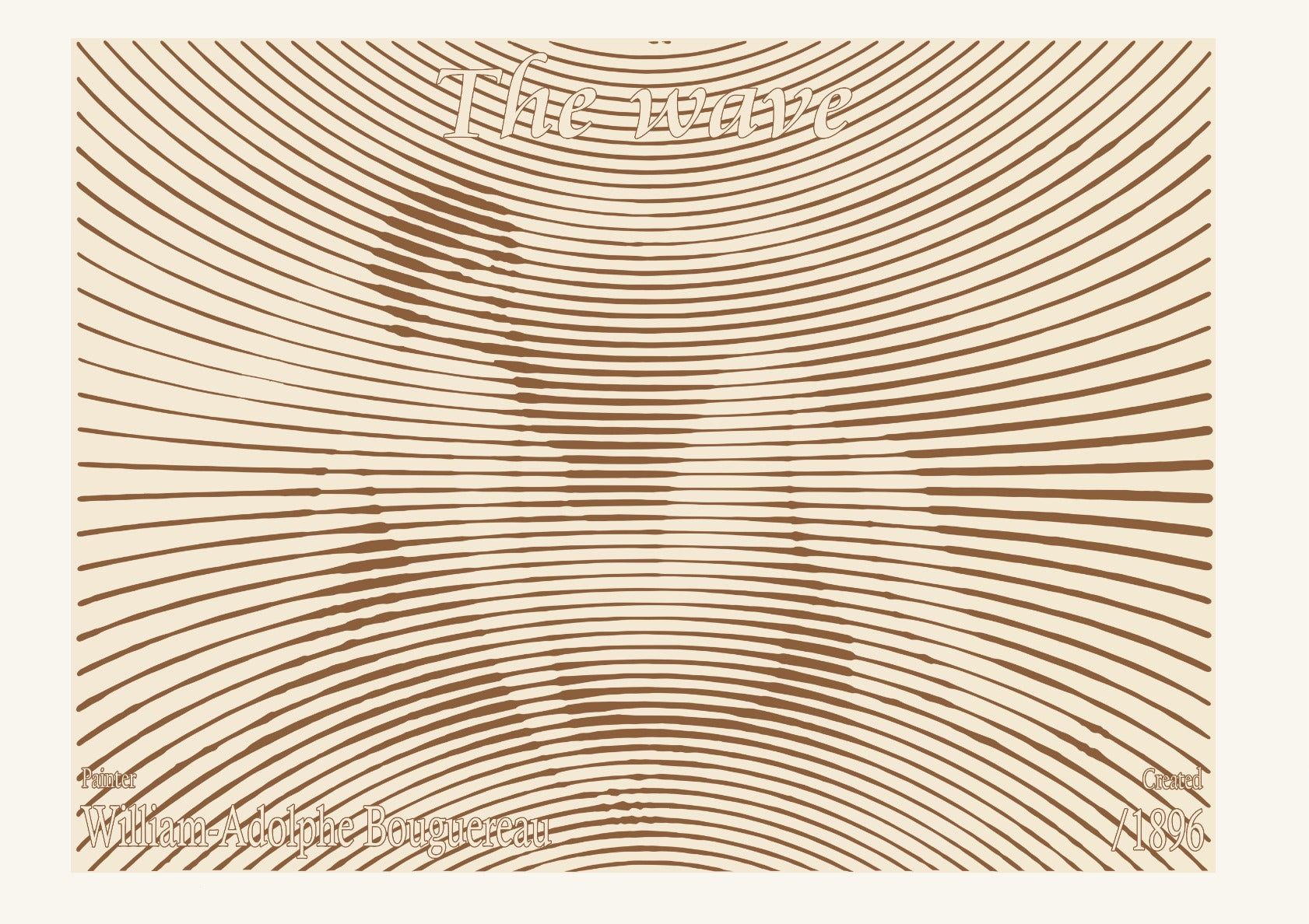 The wave – William-Adolphe Bouguereau (1896)