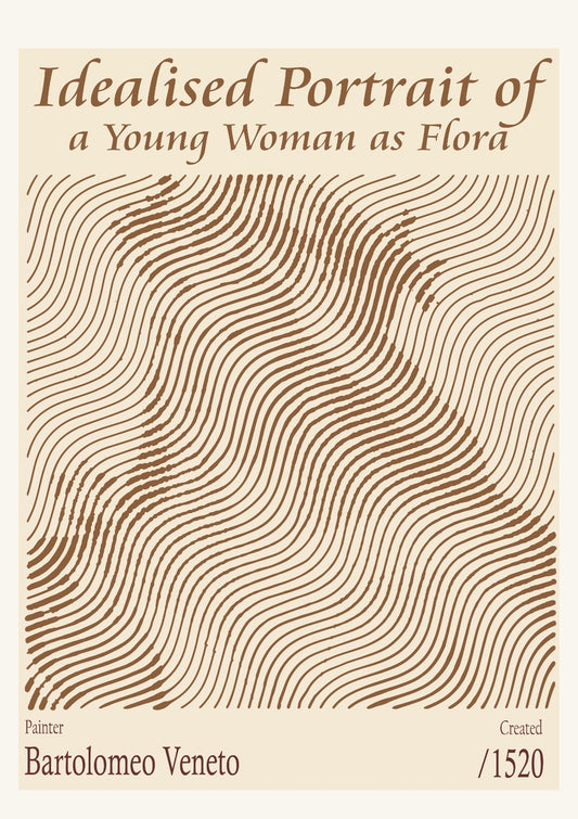 Idealised Portrait of a Young Woman as Flora – Bartolomeo Veneto (1520)