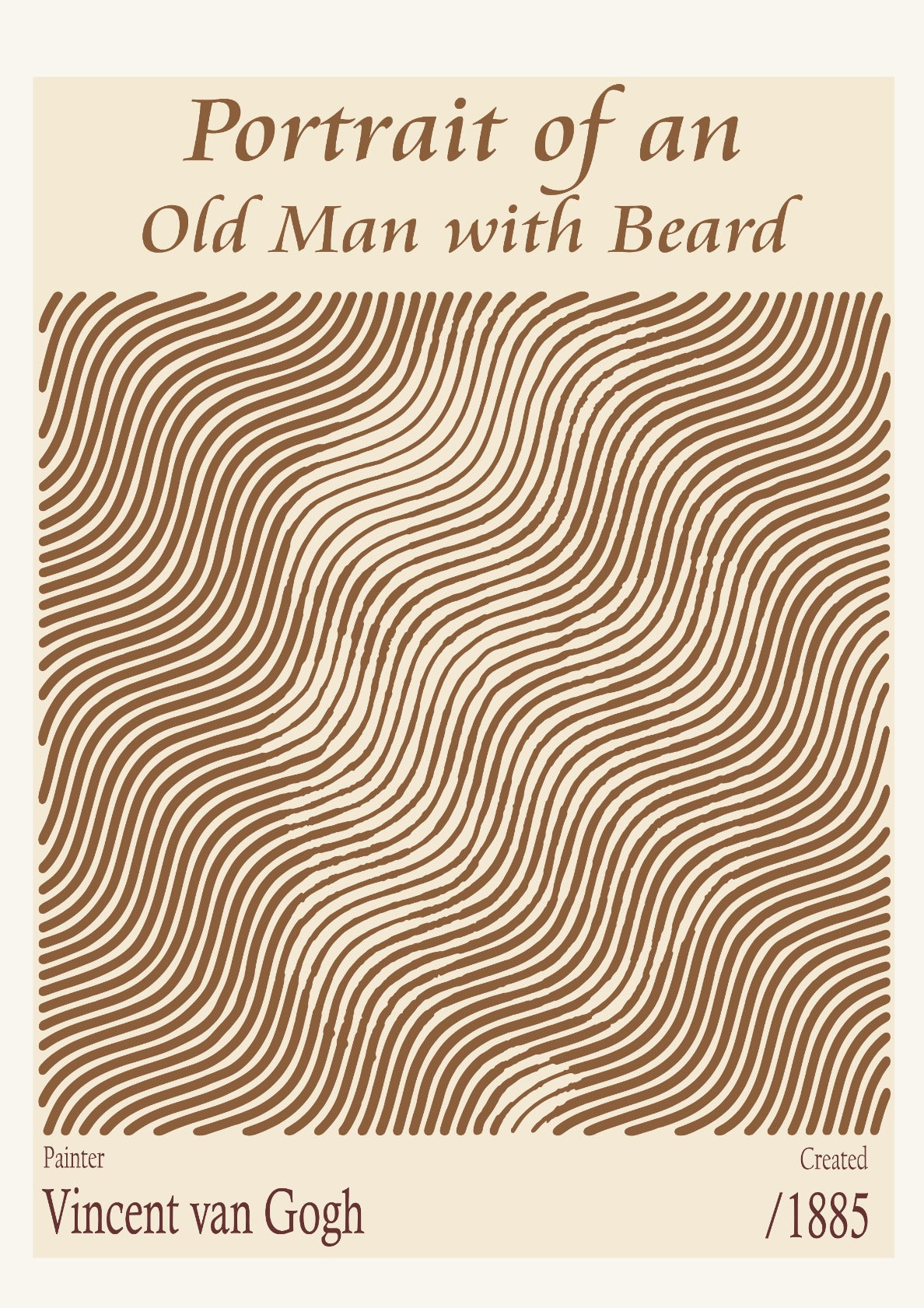 Portrait of an Old Man with Beard – Vincent van Gogh (1885)