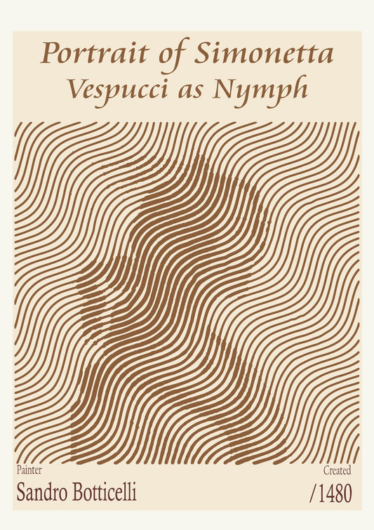 Portrait of Simonetta Vespucci as Nymph – Sandro Botticelli (1480)