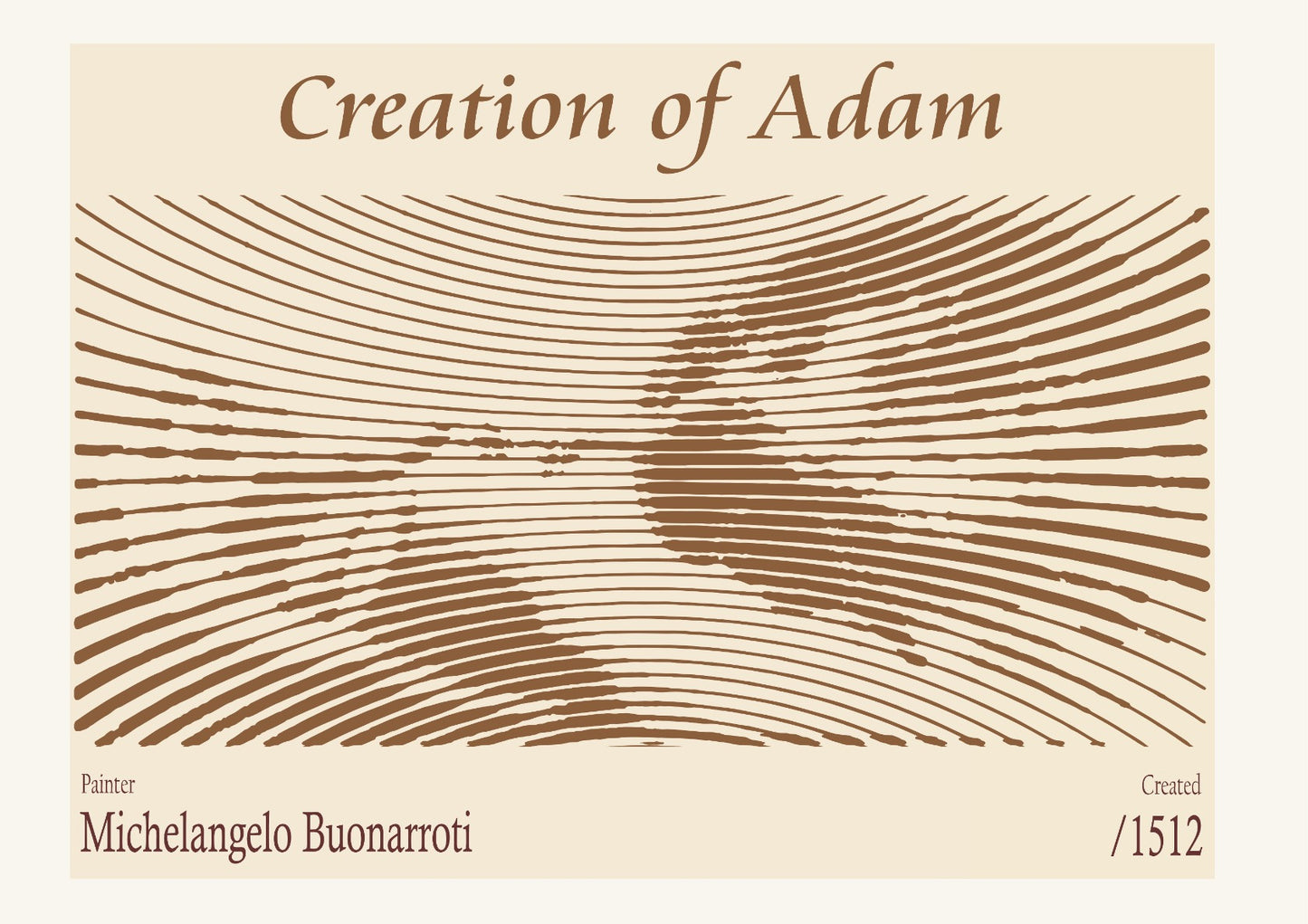 Creation of Adam – Michelangelo Buonarroti (1512)