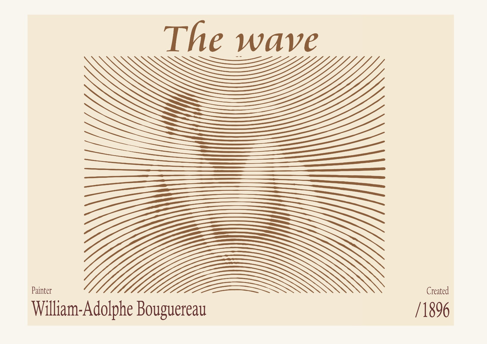 The wave 1896 – William-Adolphe Bouguereau (1825-1905)