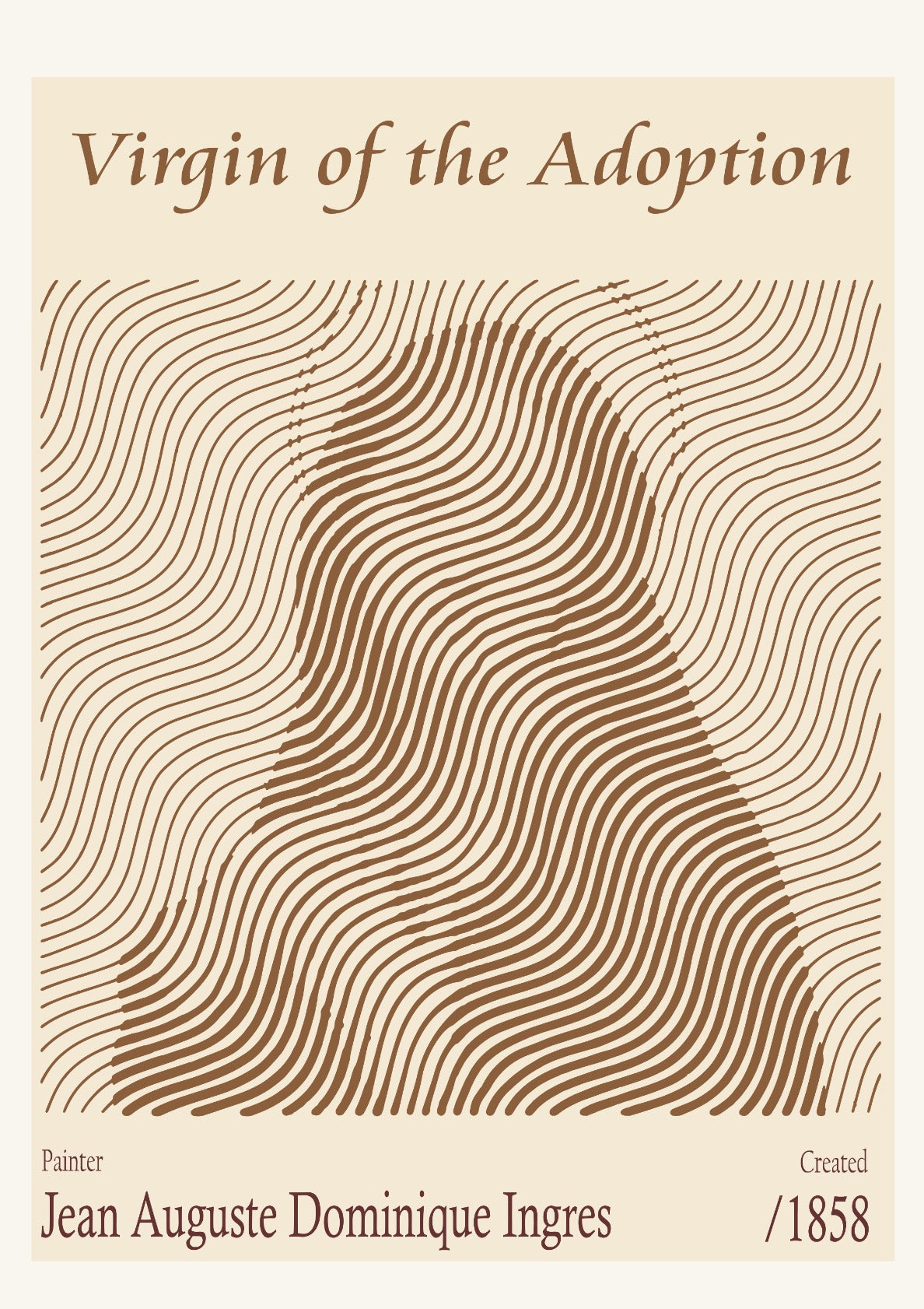 Virgin of the Adoption - Jean Auguste Dominique Ingres (1858)