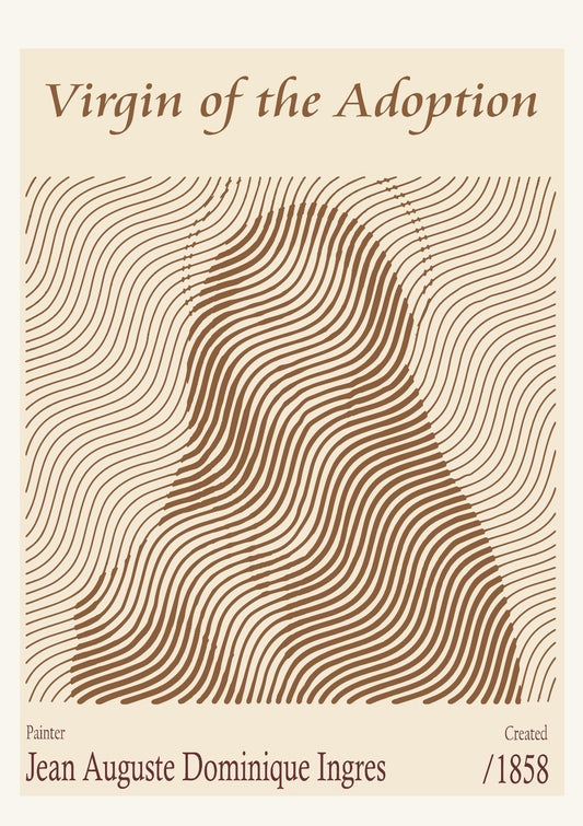 Virgin of the Adoption - Jean Auguste Dominique Ingres (1858)