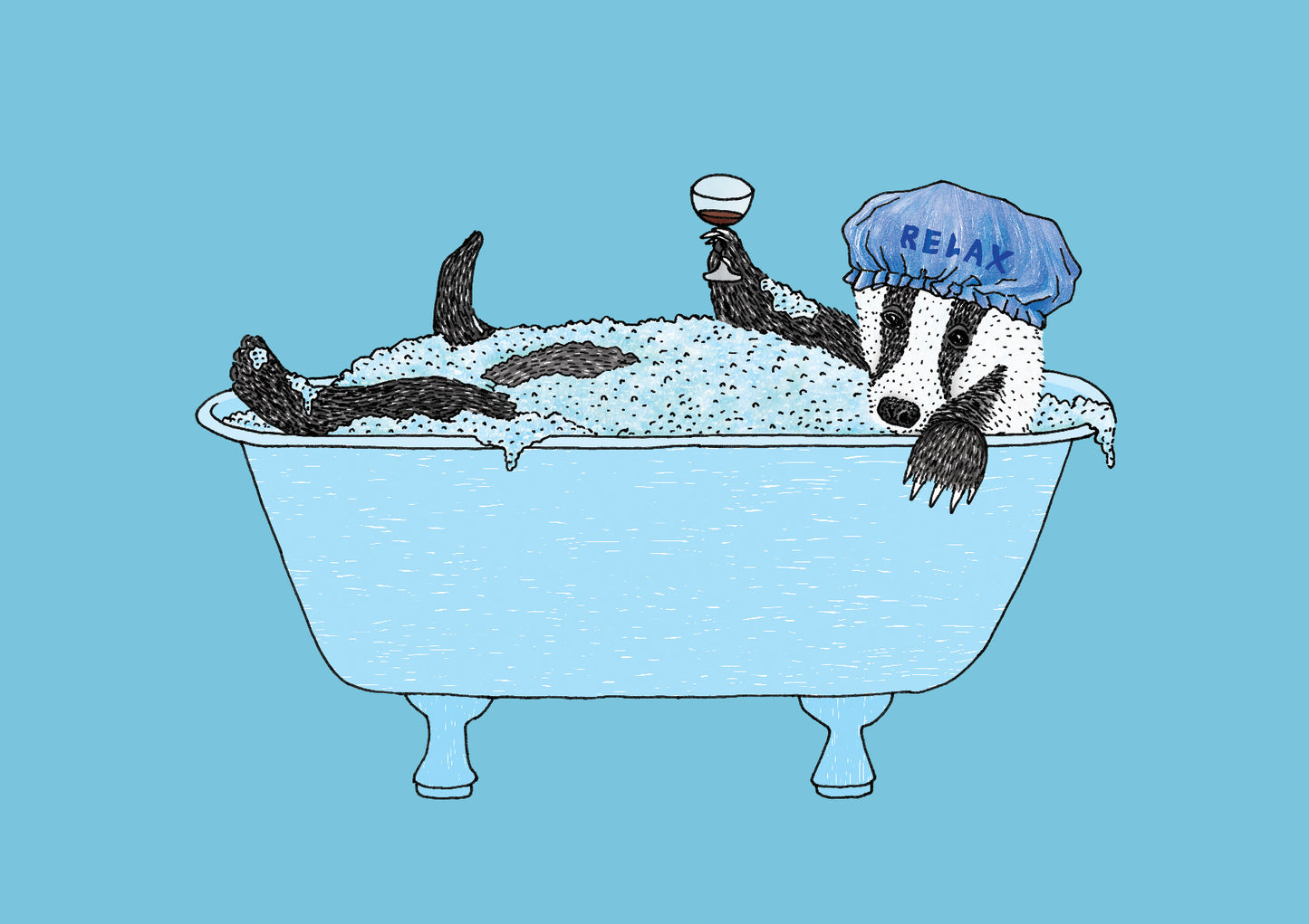Bubble Bath Badger