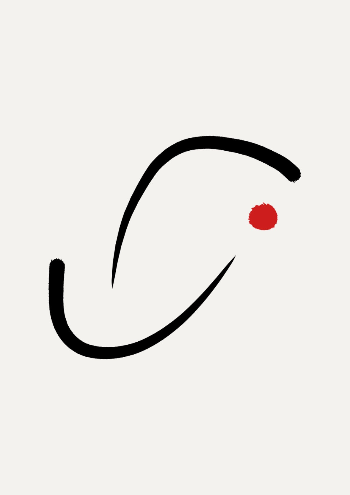 Minimalist Japandi artwork