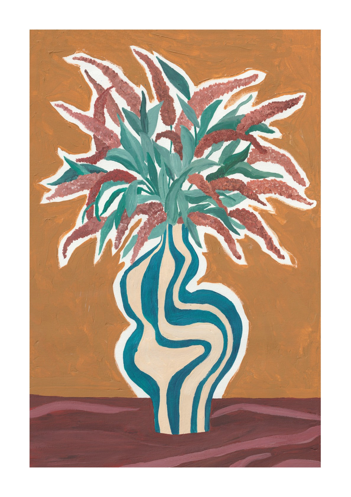 Vase of Wild Flowers