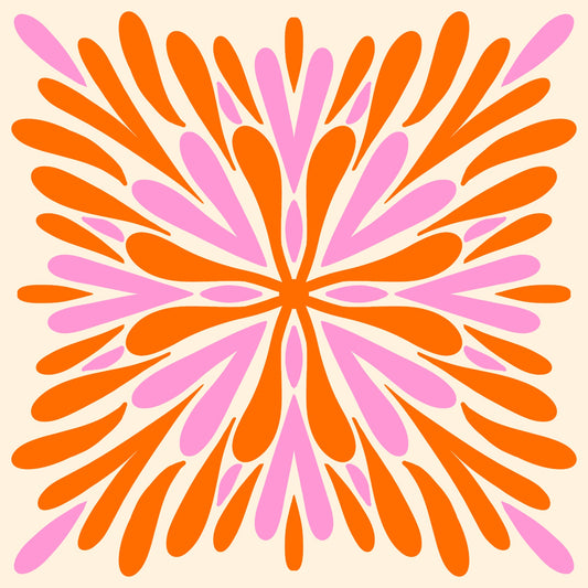 Retro symmetrical petals