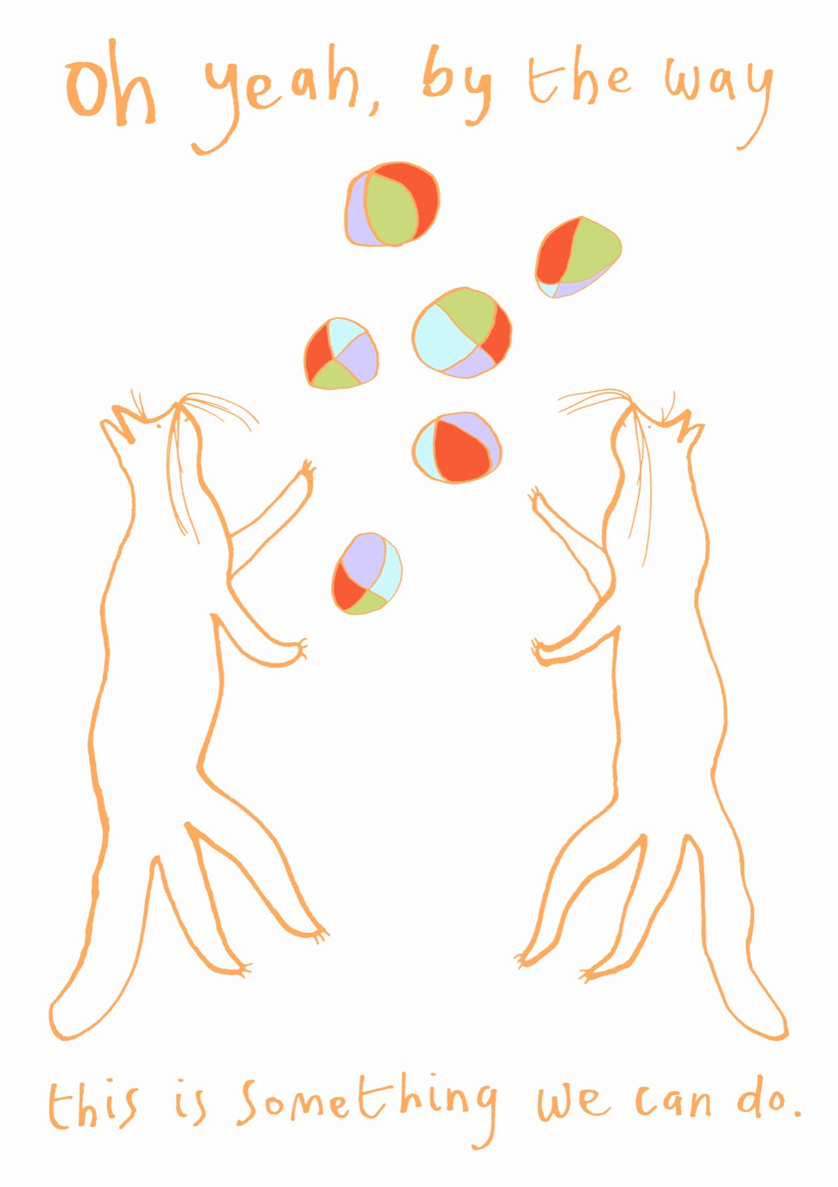 the juggling cats