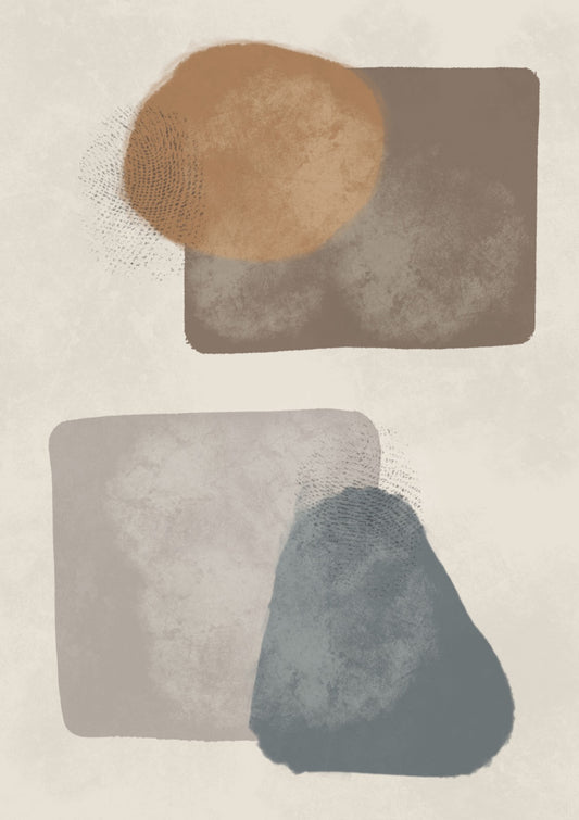 Modern abstract in earth tones