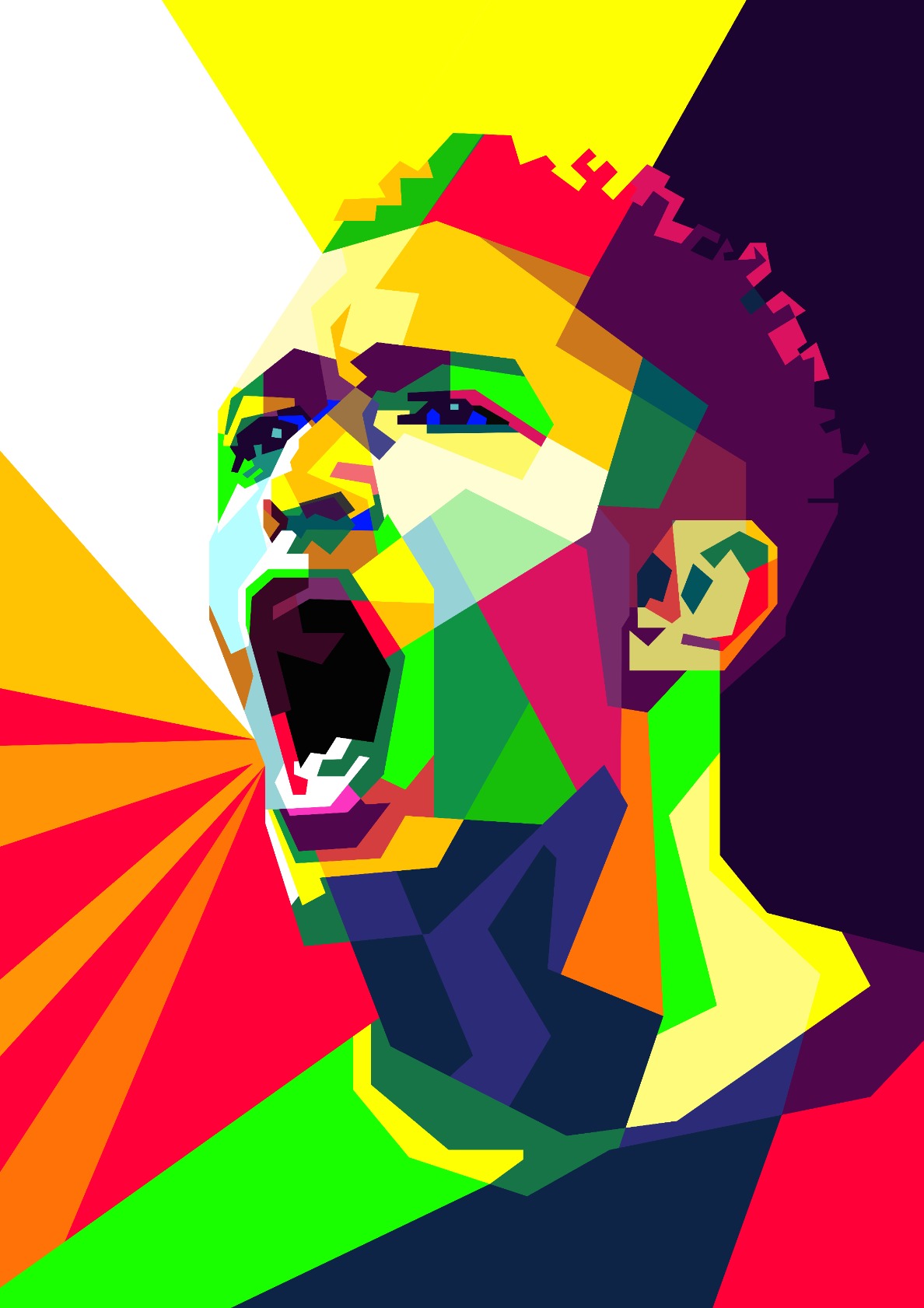Jude Bellingham Football Pop Art WPAP