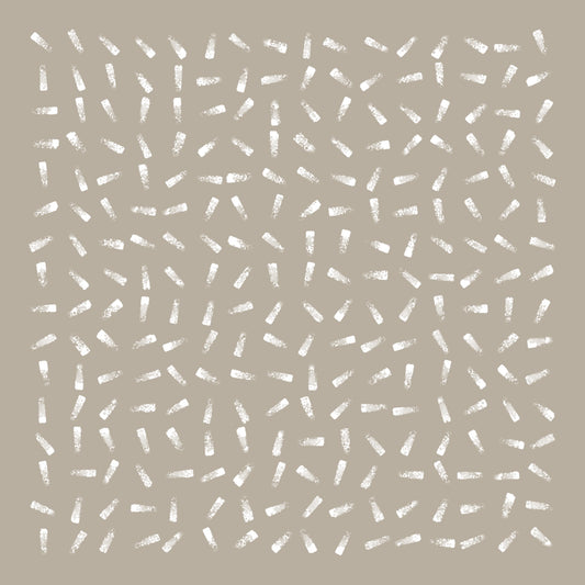Abstract with beige background and white patterns