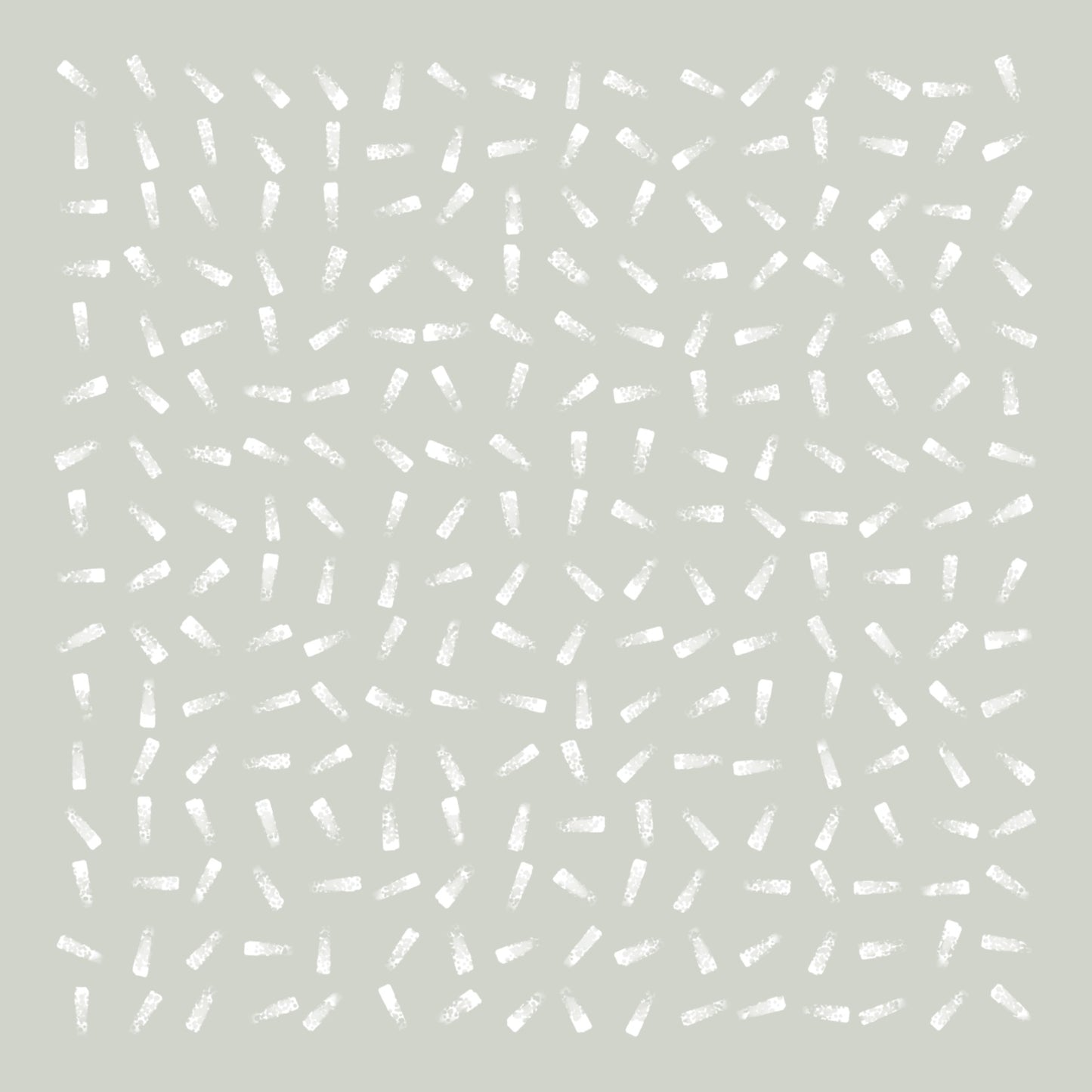 Pattern in sage green with white brushstrokes