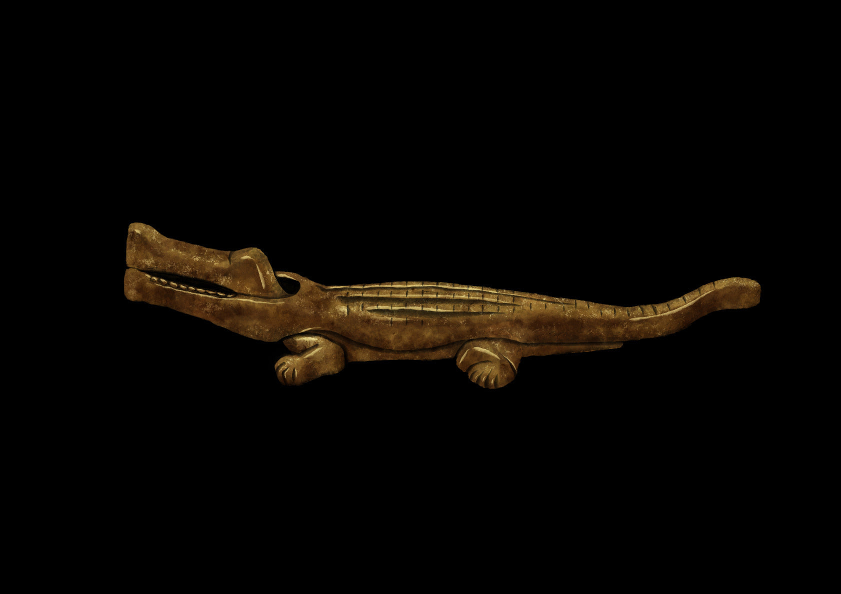 Brass Crocodile