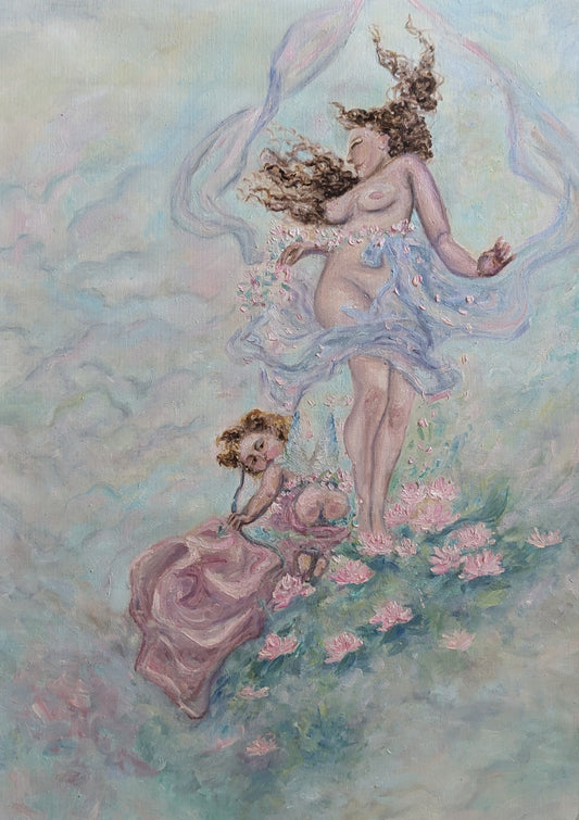 Venus and cupid