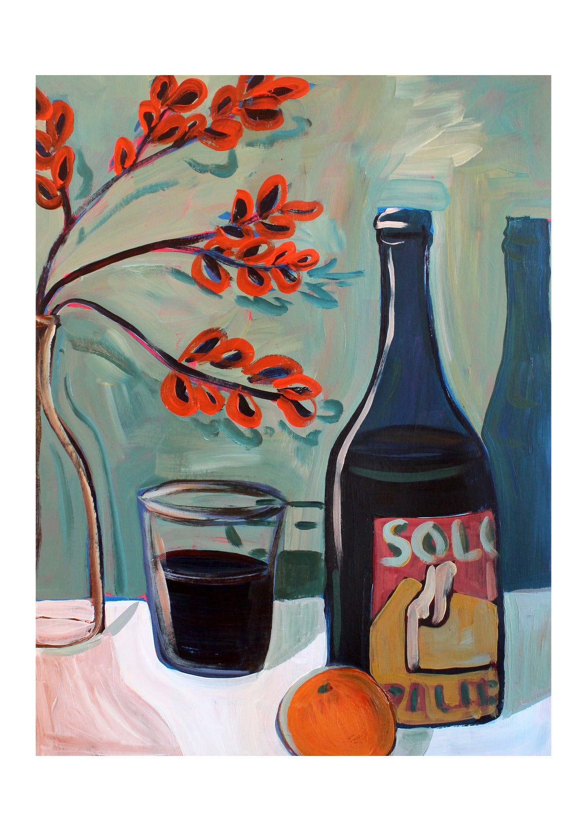 Red Wine and an Orange