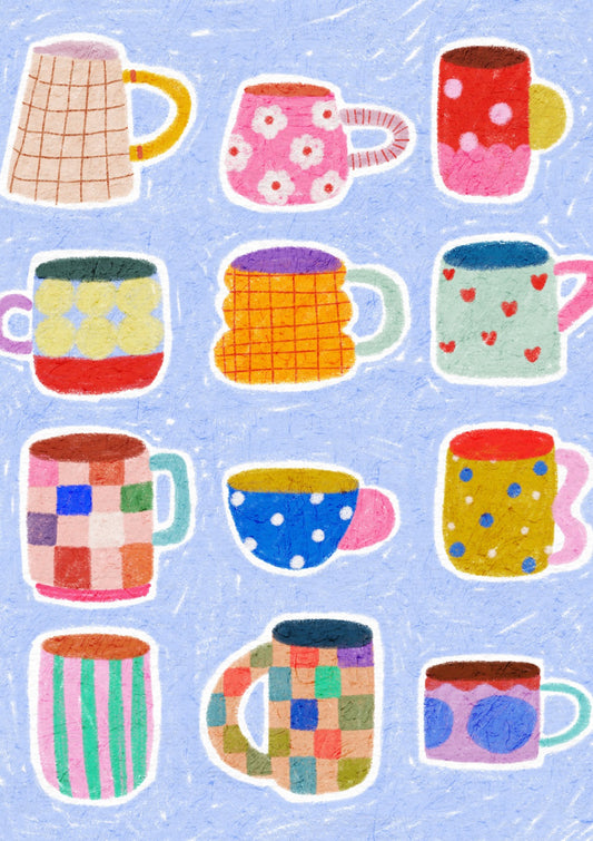 Drink Mugs (Blue)