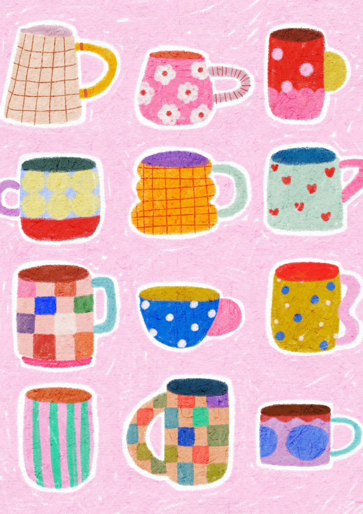 Drink Mugs (Pink)