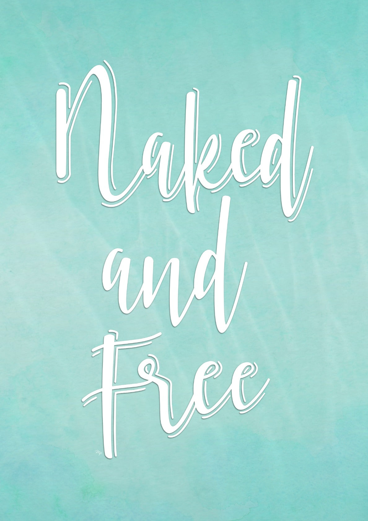Naked and free bathroom