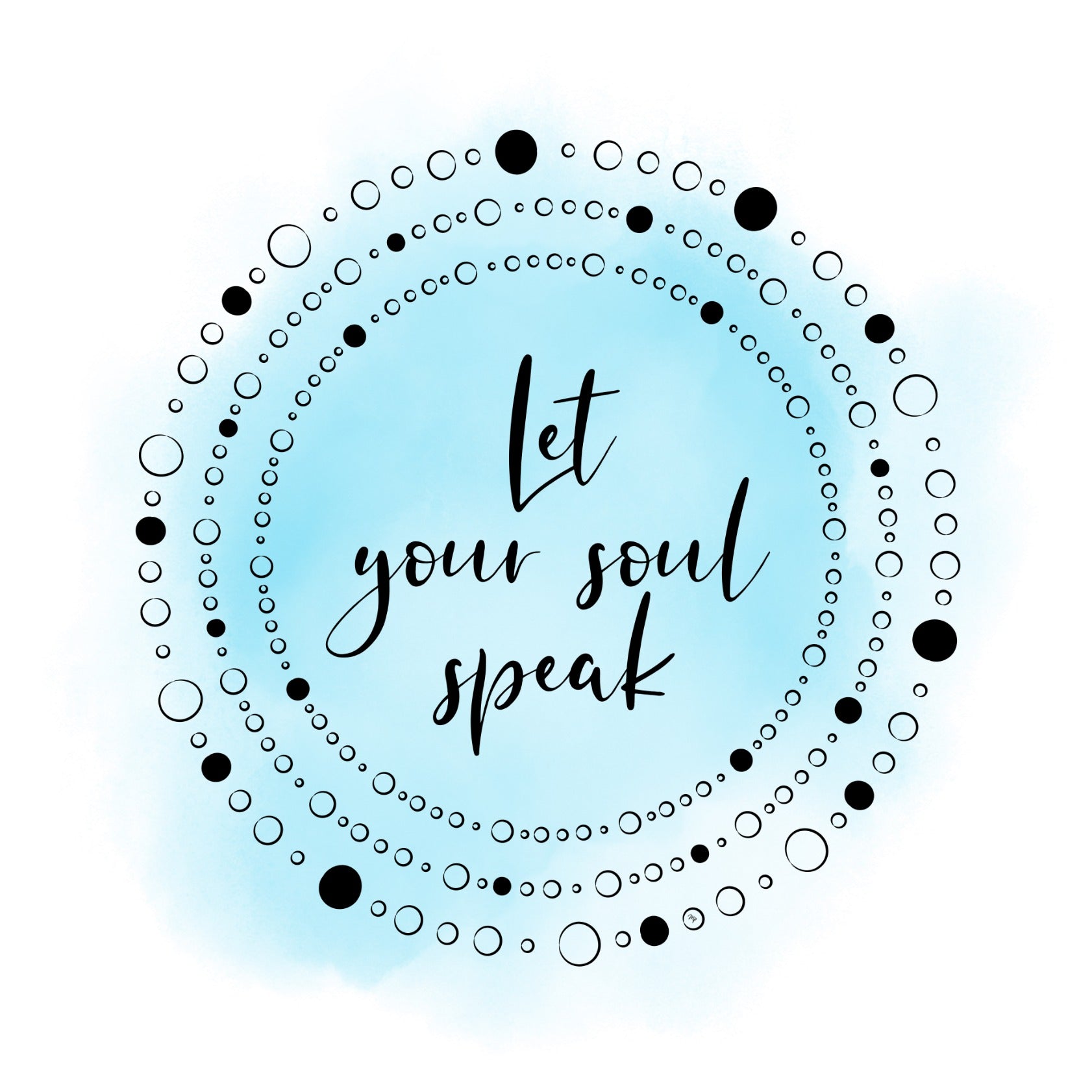 Let your soul speak Yoga Quote