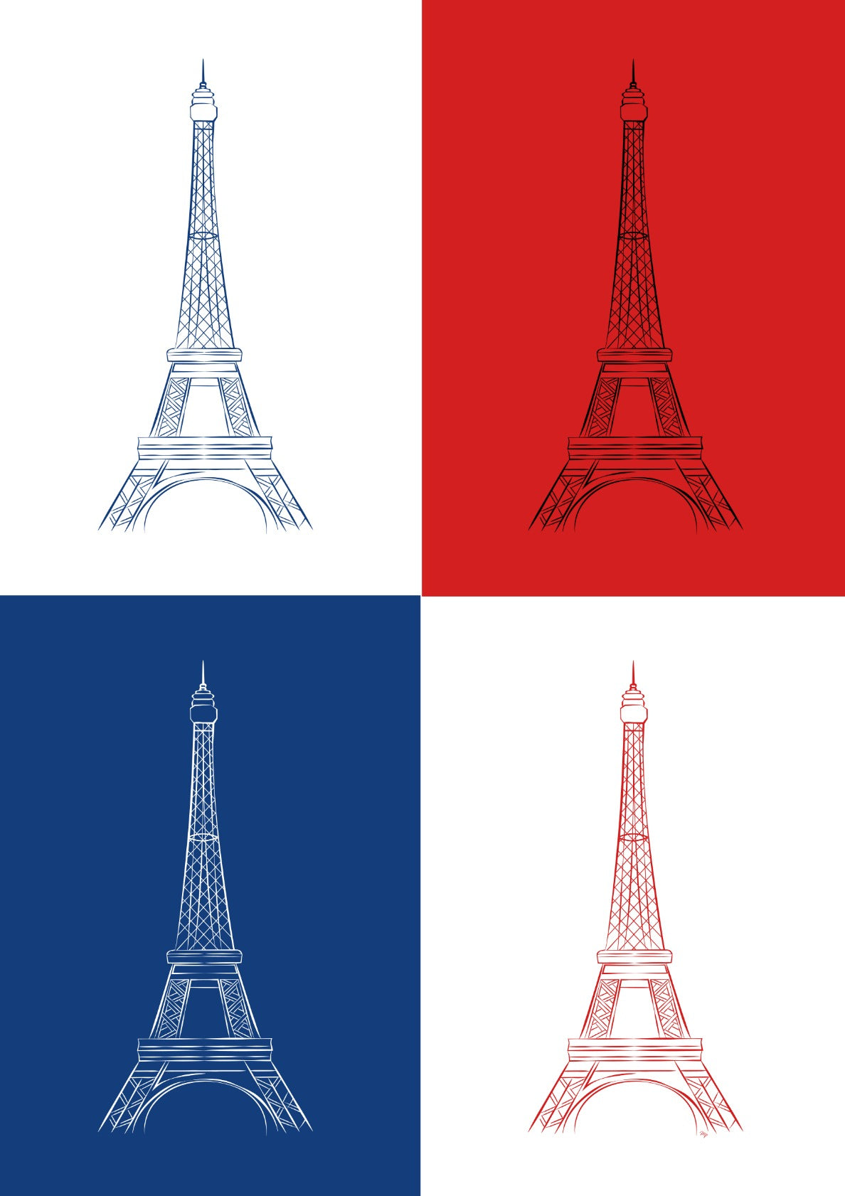 Eiffel Tower in Paris France