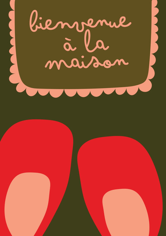 Welcome Home Red Shoes