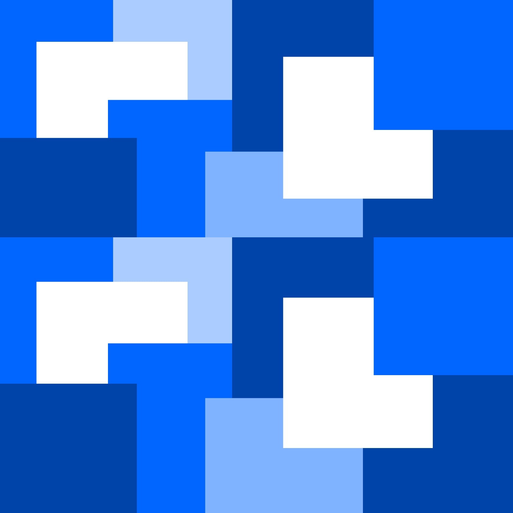 Blue abstract square tiles 