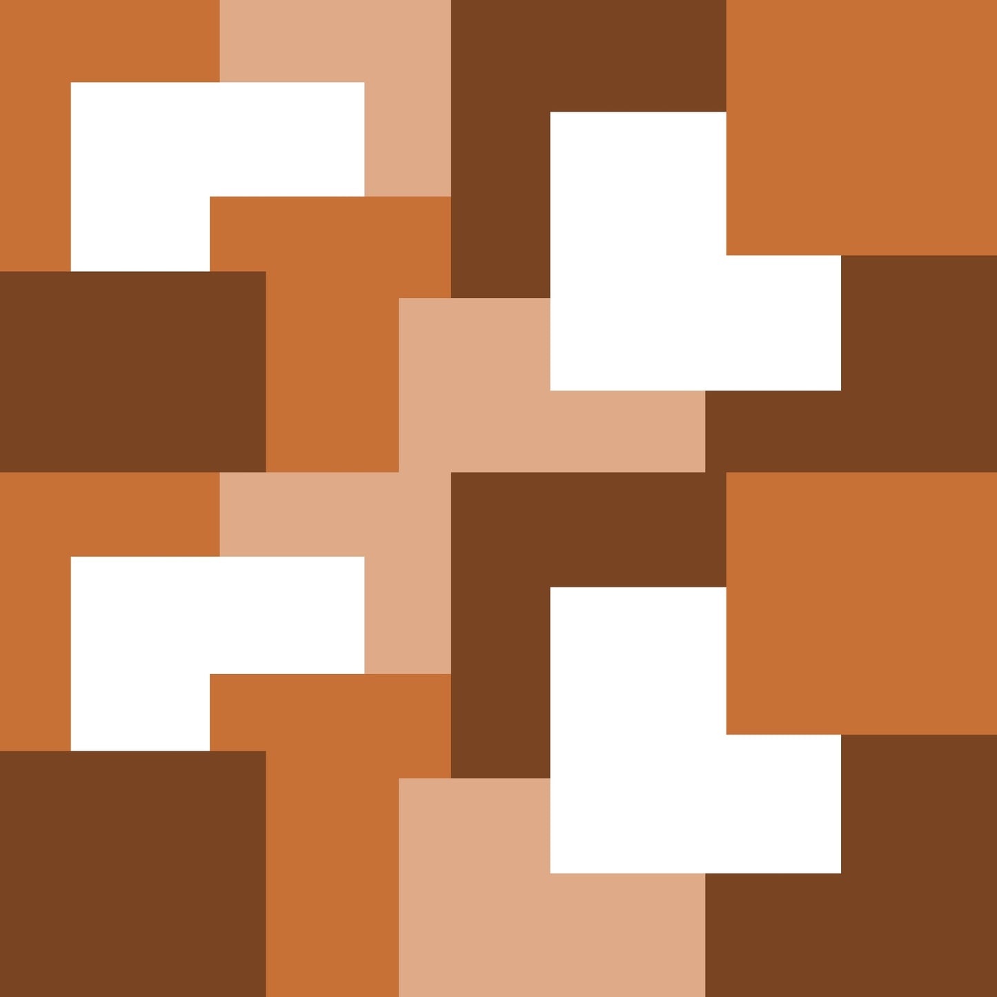 Brown Abstract square tiles pattern