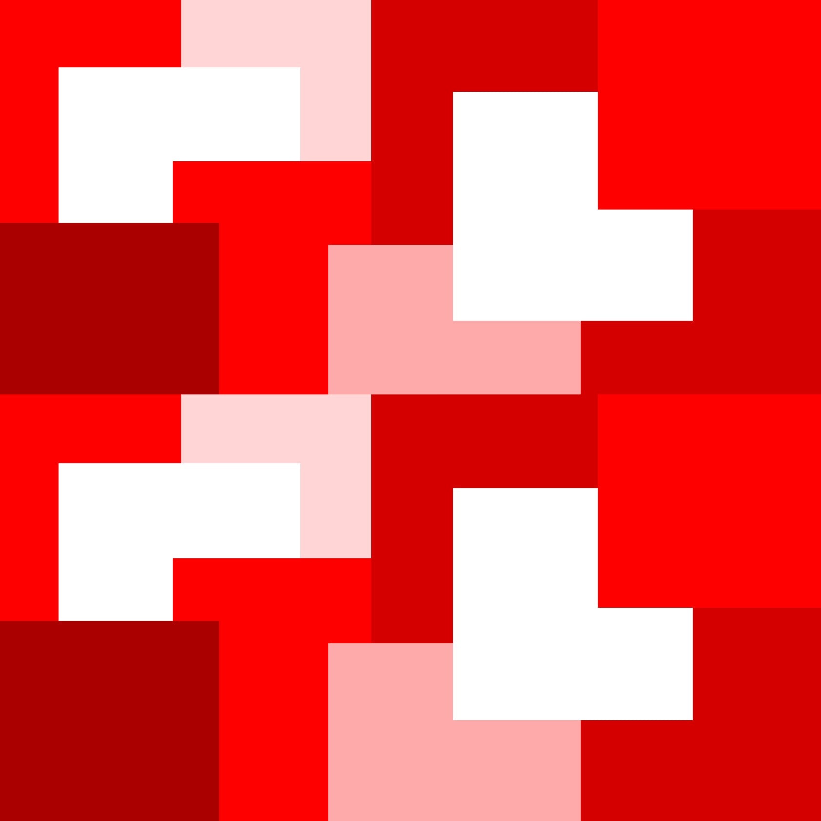 Red abstract square tiles pattern 