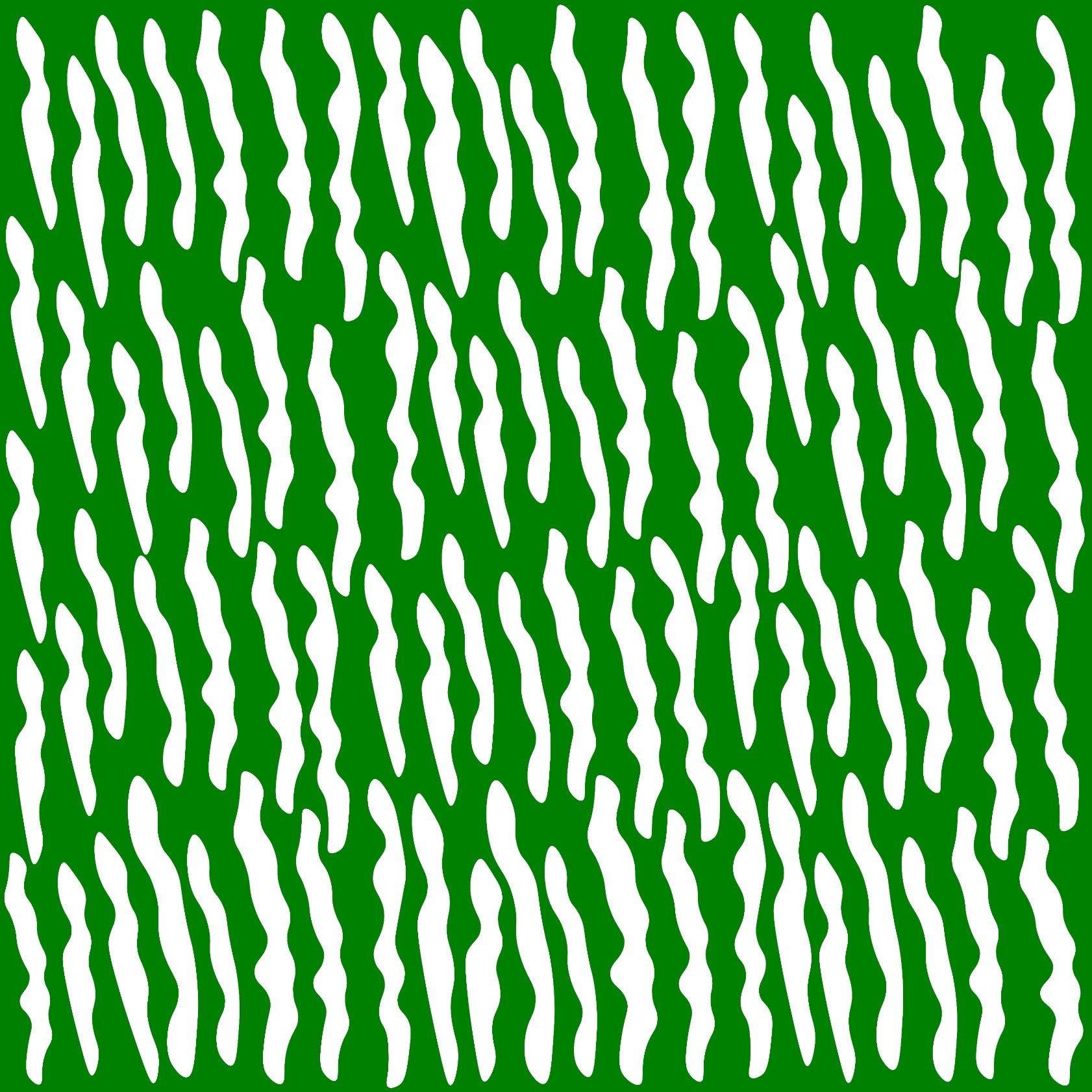 Green wavy shapes 
