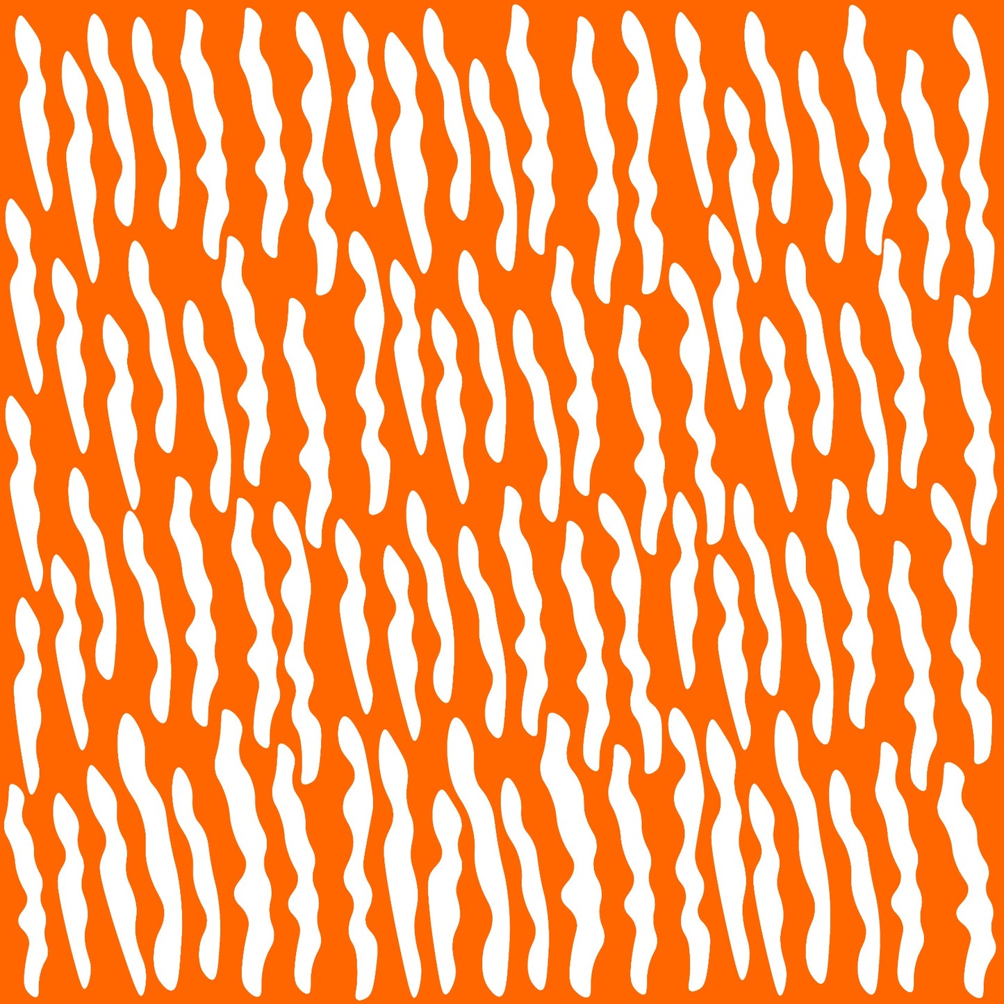 Orange wavy shapes 