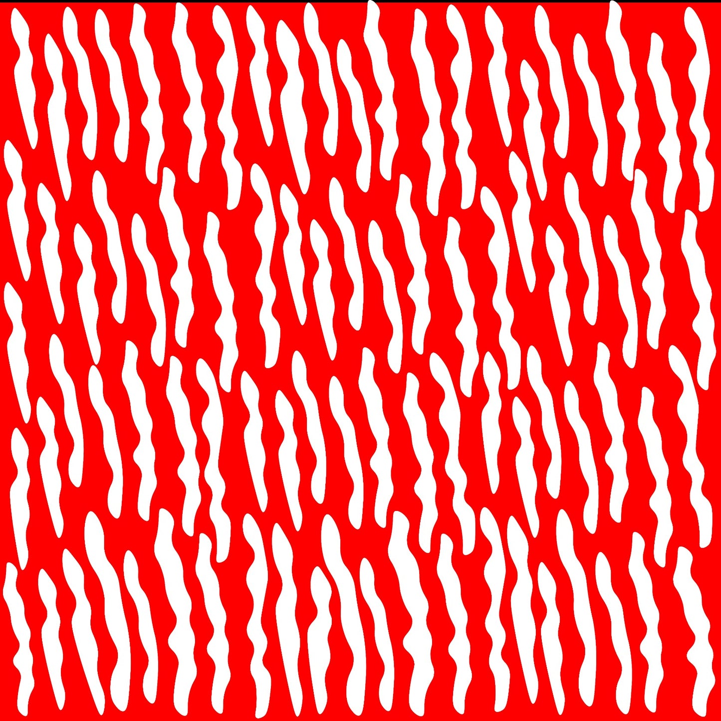 Red wavy shapes