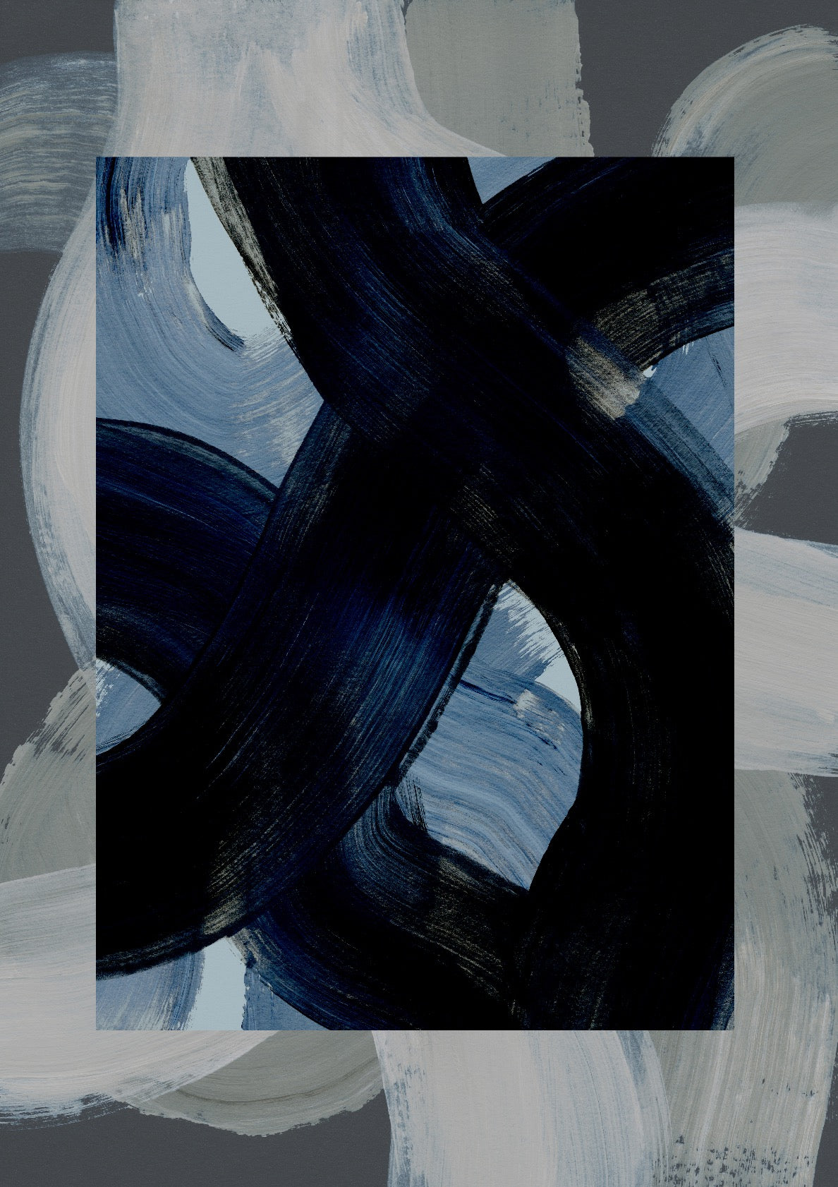 Abstract Brush Strokes 150X