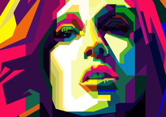 Julianne Moore Film Actress Pop Art WPAP