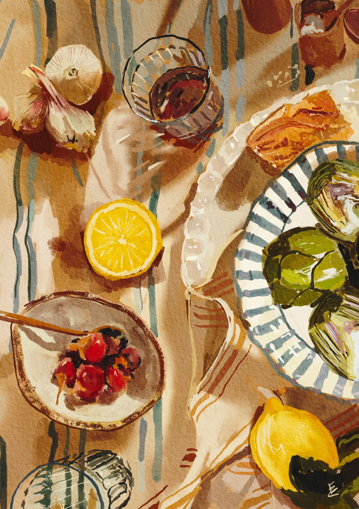 Меditerranean lunch